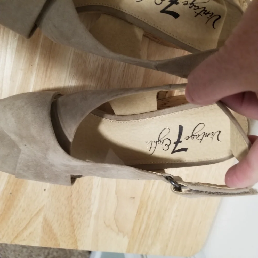 Vintage 7 Eight Wedge Heels